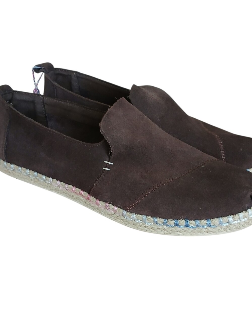 TOMS x & OTHER STORIES Suede Deconstructed Alpargata Espadrilles Women's 8.5